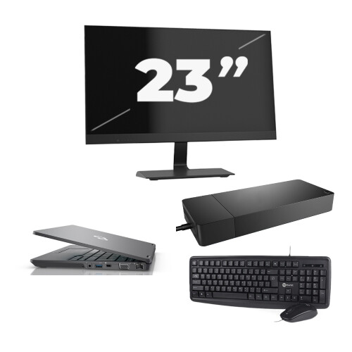 Fujitsu LIFEBOOK U7311 - Intel Core i5-11e Generatie - 13 inch - 8GB RAM - 256GB SSD - Windows 11 Home + 1x 23 inch Monitor Tweedehands