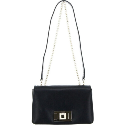 FURLA Lulu Mini Crossbody - Leren Schoudertas - 1 vak - Nero Tweedehands