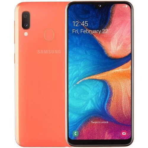 Galaxy A20 32GB - Oranje - Simlockvrij - Dual-SIM Tweedehands