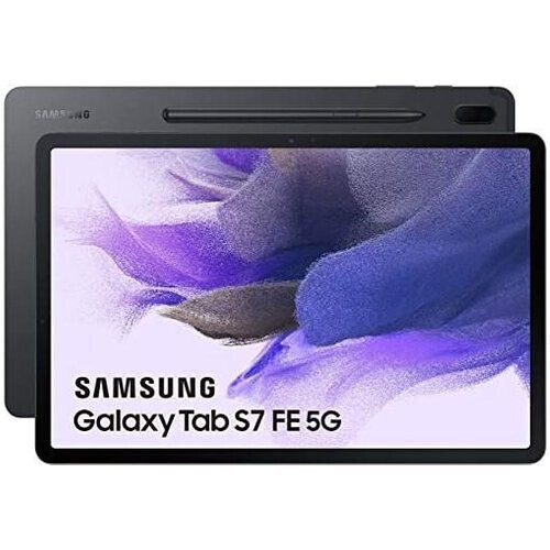 Galaxy Tab S7 FE 64GB - Zwart - WiFi + 5G Tweedehands