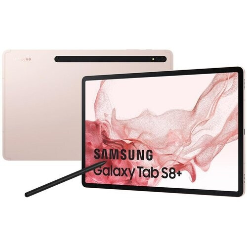 Galaxy Tab S8 Plus 256GB - Roze (Rose Pink) - WiFi Tweedehands
