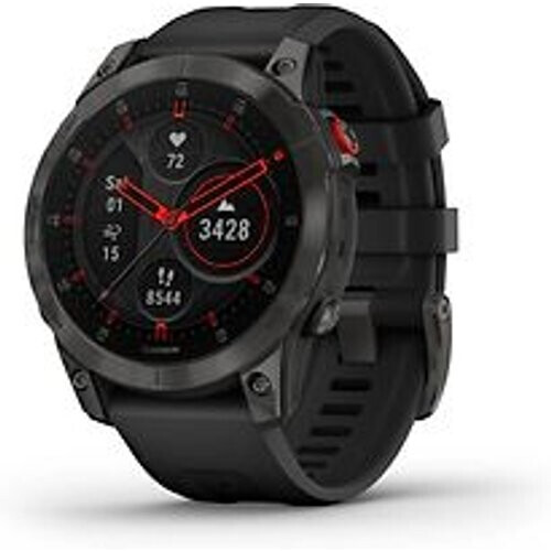 Garmin epix (Gen 2) 47 mm zwart/grijs Titan DLC met grijze QuickFit polsband [Wi-Fi, Sapphire editie] Tweedehands