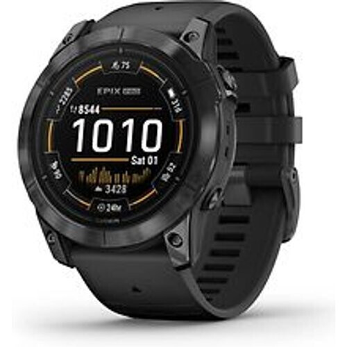 Garmin Epix Pro (Gen 2) 51 mm zwart/grijs met grijze polsband [wifi, Standard] Tweedehands