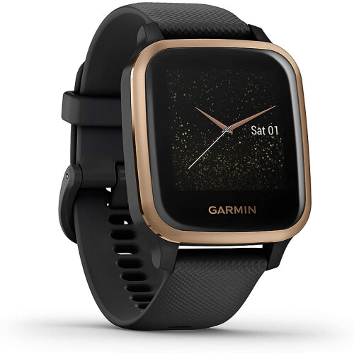 Garmin Venu Sq Music Edition - Smartwatch - Hartslagmonitoring Muziek - Blauw