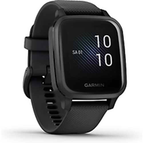 Garmin Venu Sq Music 40 mm zwart met siliconenarmband zwart [wifi] Tweedehands