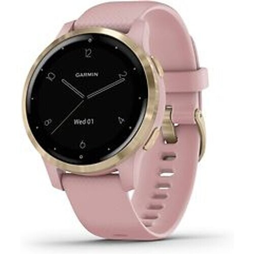 Garmin Vivoactive 4s 40 mm roze met een roze siliconen polsband Tweedehands