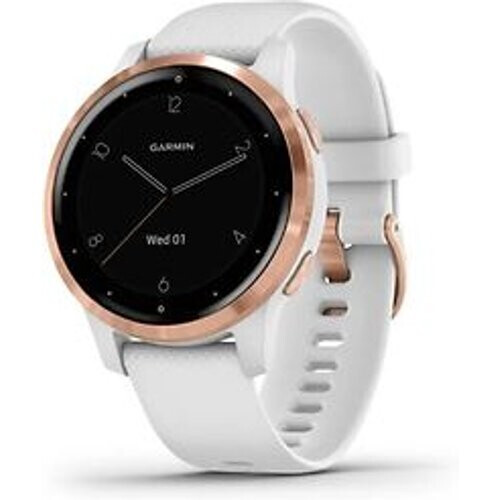 Garmin Vivoactive 4s 40 mm wit met een witte siliconen polsband Tweedehands