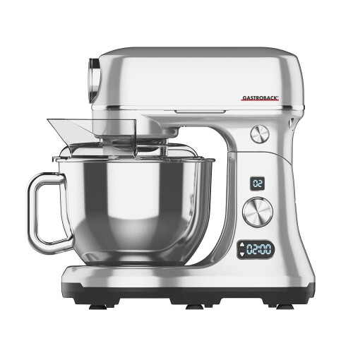 Gastroback 40977 - Keukenmachine - 600W - Roestvrijstaal - Inhoud 5L