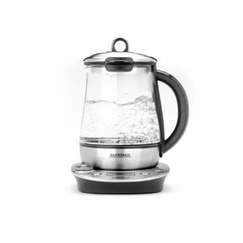 Gastroback Design Tea&More Advanced - Thee- en waterkoker - 10 programma's - Zilver