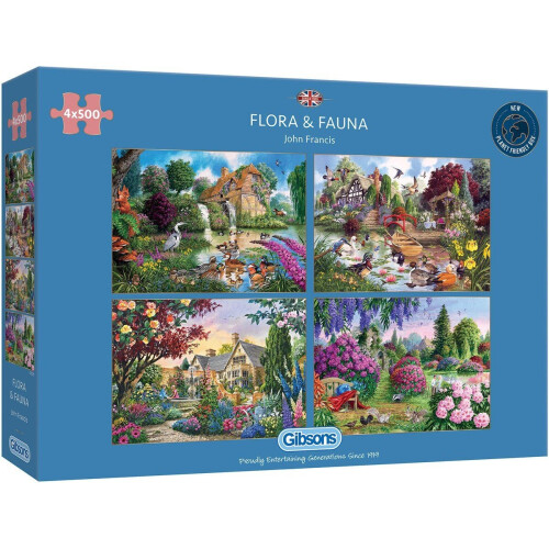 Gibsons - Cottage by the Brook - Legpuzzel 636 stukjes 48×34cm (b×h) - Dominic Davison