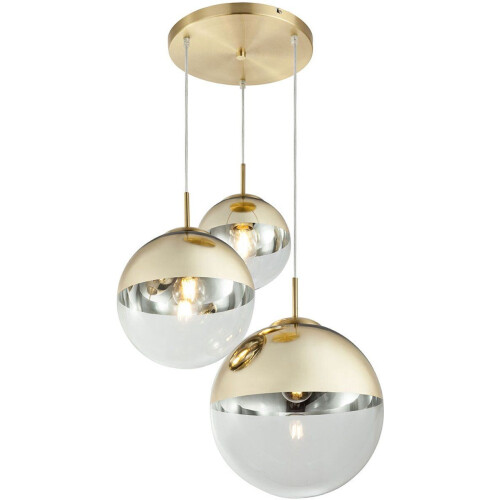 Globo Varus - Hanglamp - Goud - Glas - Ø 51cm - E27 - 15855-3