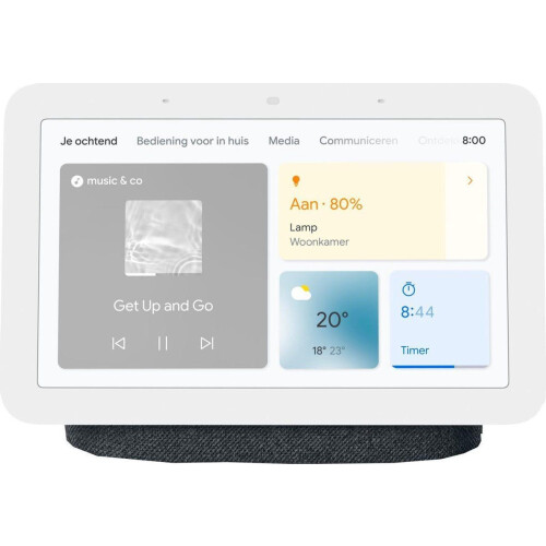 Google Nest Hub (2e gen) - Smart Home Hub - Sleep Sensing - Zwart