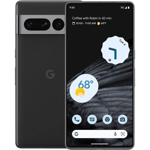 Google Pixel 7 Pro - Zwart - 128 GB - Fysieke simkaart + eSIM Tweedehands