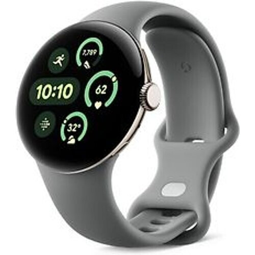 Google Pixel Watch 3 41 mm champagne goud op sportbandje hazelaar [wifi] Tweedehands