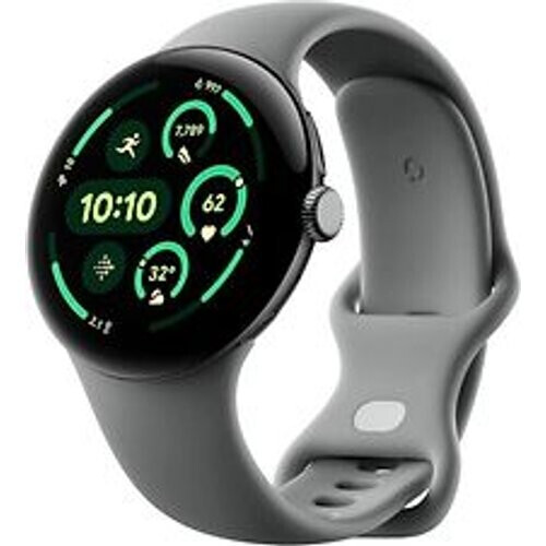 Google Pixel Watch 3 45 mm mathazelaar op sportbandje hazelaar [wifi] Tweedehands