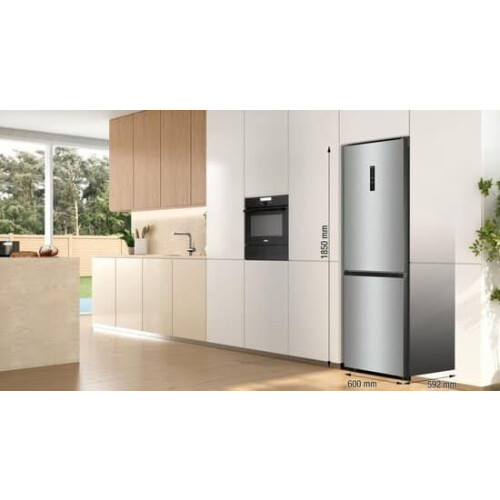 Gorenje G600 NRK619C61X4OT - Vrijstaand Koelkast-Vriescombinatie 300 l - Grijs Roestvrijstaal Tweedehands
