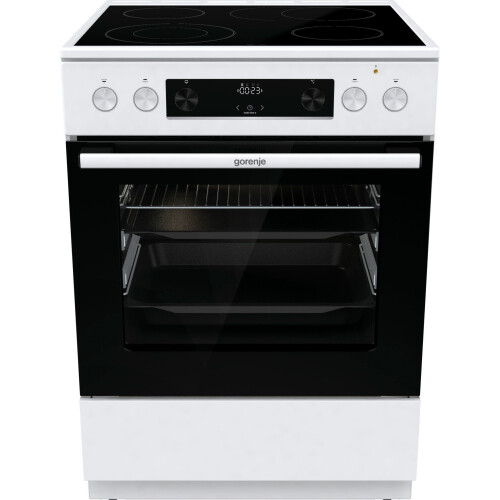 GORENJE GECS6C70 - Vrijstaand Fornuis - 71L Oven - Keramische Kookplaat - Wit