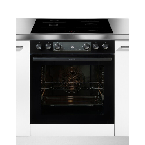 Gorenje Pacific (2021) - Inbouwoven- en kookplaatset - Inductie met PowerBoost - Zwart