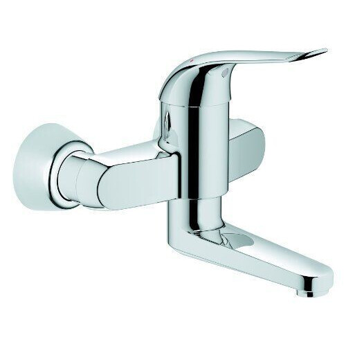 GROHE Euroeco - Wandmengkraan - Hartafstand 15 cm - Chroom Tweedehands