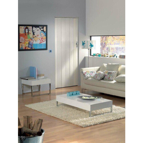 Grossfillex AXIA - Vouwdeur - 205 cm x 84 cm - Wit nerf