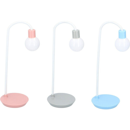 Grundig Bureaulamp - 12 x 35 CM - Flexibele Nek - Batterijen/ USB - Wit Tweedehands