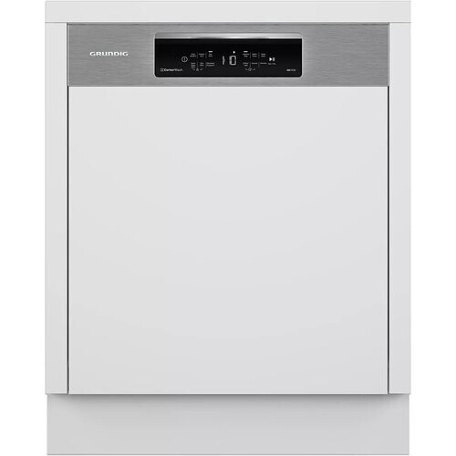 Grundig Gnsp4510xcw - Half Geïntegreerde Inbouwvaatwasser - 60 Cm - 14 Couverts - Besteklade - 42 Db - Energieklasse A | Nieuw (outlet) Tweedehands