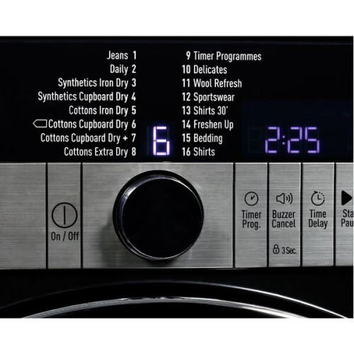 Grundig Gtn38250hgcb - Warmtepompdroger - 8 Kg - 65 Db - Energieklasse A++ - Zwart | Nieuw (outlet)