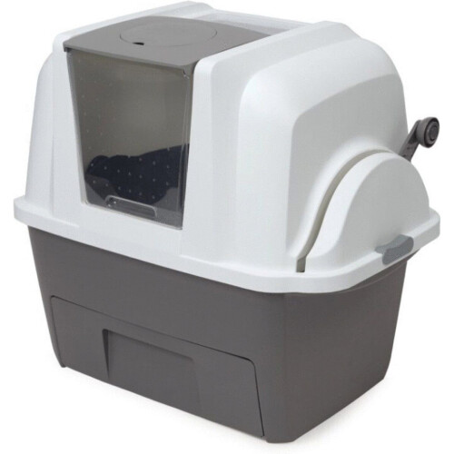 Hagen Catit SmartSift - Kattenbak - Handmatig systeem - Grijs/Wit (incl. 4 afvalzakken)