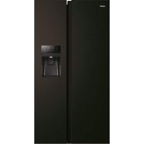 Haier HSR5918DIPB - Amerikaanse Koelkast - 511 liter - Water- en IJsdispenser - Clean Black