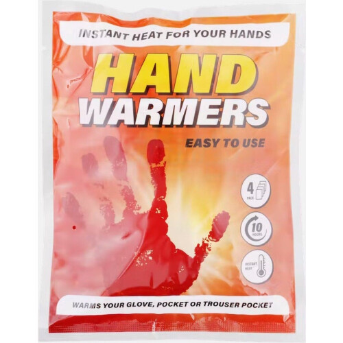 Handwarmers - 4 pack - 10 uur warmte - instant heat - oranje (4 stuks)
