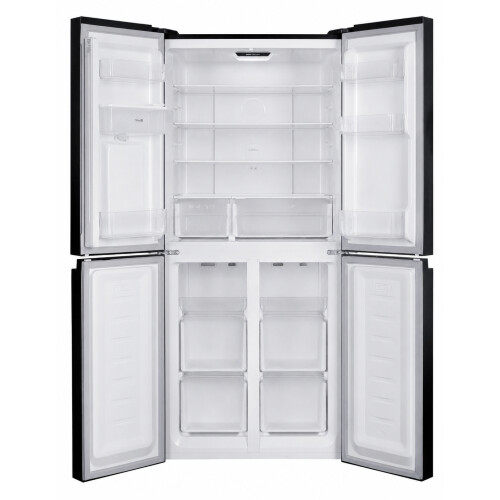 Hanseatic Hcdc18080cwdbi - Amerikaanse Koelkast - 180 Cm - 419l - No Frost - Zwart