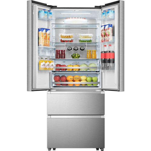Hanseatic Hfd20070cwdi - Amerikaanse Koelkast - 201.3 Cm - 485l - No Frost - Waterdispenser | Nieuw (outlet)