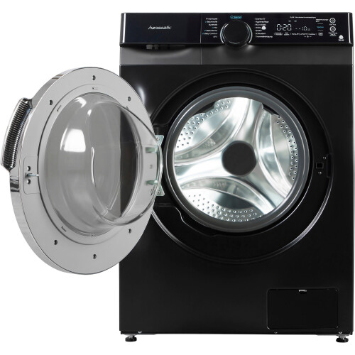 Hanseatic Hwmk814a1bi - Wasmachine - 8 Kg - 1400 Tpm - Energieklasse A - Zwart | Nieuw (outlet)