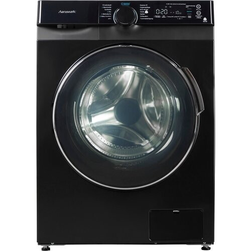 Hanseatic Hwmk814a1bi - Wasmachine - 8 Kg - 1400 Tpm - Energieklasse A - Zwart | Nieuw (outlet) Tweedehands
