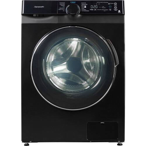Hanseatic Hwmk814a1bi - Wasmachine - 8 Kg - 1400 Tpm - Energieklasse A - Zwart | Nieuw (outlet)