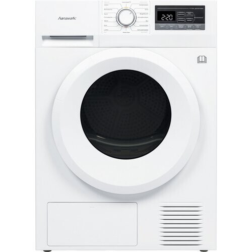 Hanseatic Hwt8egt - Warmtepompdroger - 8 Kg - Energieklasse E - Wit | Nieuw (outlet) Tweedehands