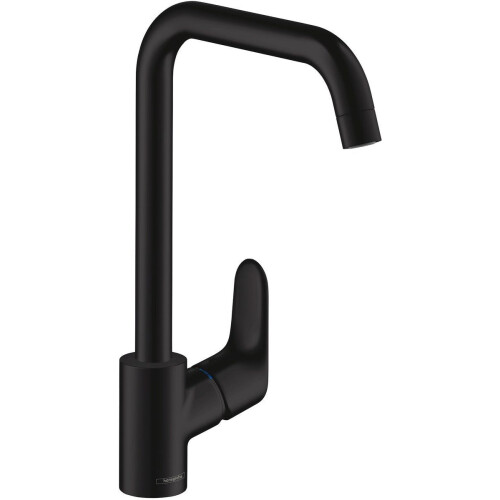 Hansgrohe Focus M41 - Ééngreeps keukenmengkraan 260 - Draaibare uitloop 268 mm - Mat zwart