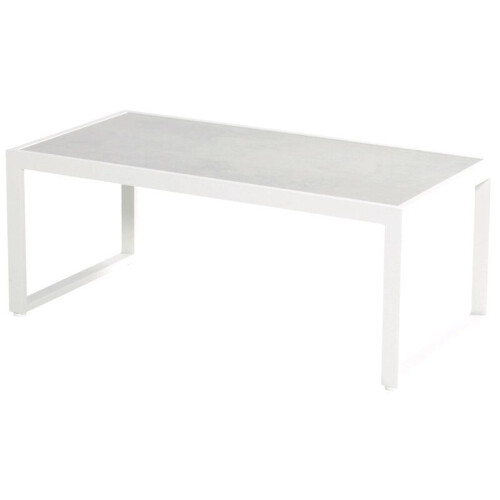 Hartman Notre Dame - Tuintafel - Keramische Plaat - 65 x 50 x 125 cm - Wit