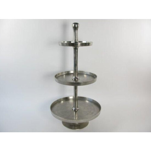 HD Collection - Etagere Aluminium - 3 niveaus - 100 cm - Grijs