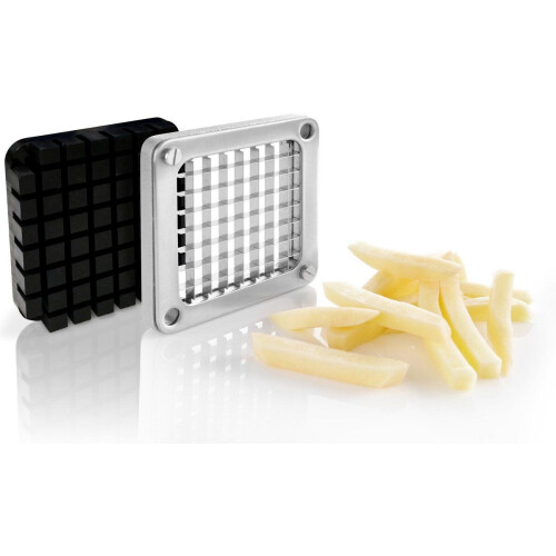 HENDI Fritesmes - 11 mm snijbreedte - Inclusief drukplaat - RVS