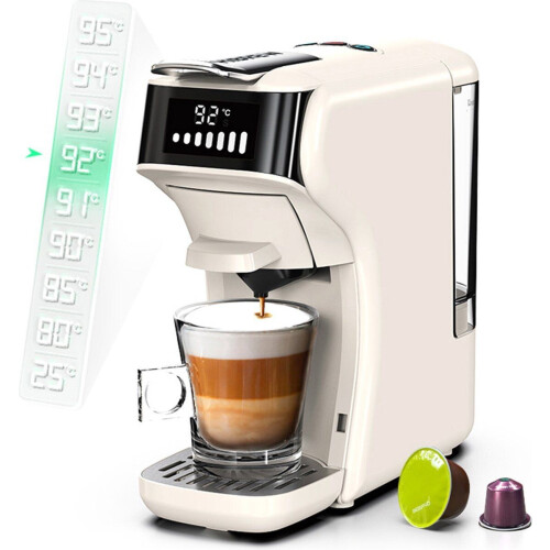 HiBREW H1B - 5-in-1 Capsule Koffiezetapparaat - 5 Zetfuncties - Wit Tweedehands