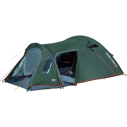 High Peak Kira 4.1 Familietent 4-persoons 375 X 240 Cm Bosgroen Tweedehands