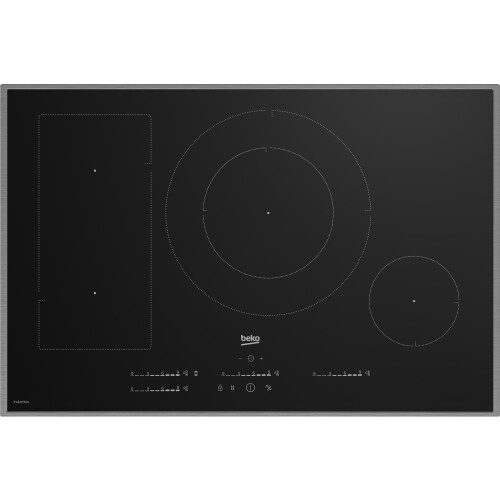 Beko Hii84700uftx – Inductiekookplaat 80 Cm – 4 Zones Met Indyflex® & Duobooster – Slider-bediening | Nieuw (outlet)