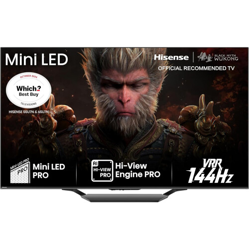 Hisense 55u7nqtuk 55" Mini Led 4k Ultra Hd Smart Tv | Nieuw (outlet)
