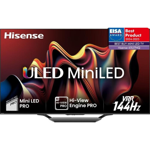 Hisense 65u7nqt 4k Mini-led Smart Tv | 65inch Quantum Dot | Nieuw (outlet)