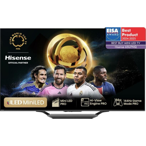 Hisense 65u7nqt 4k Mini-led Smart Tv | 65inch Quantum Dot | Nieuw (outlet)