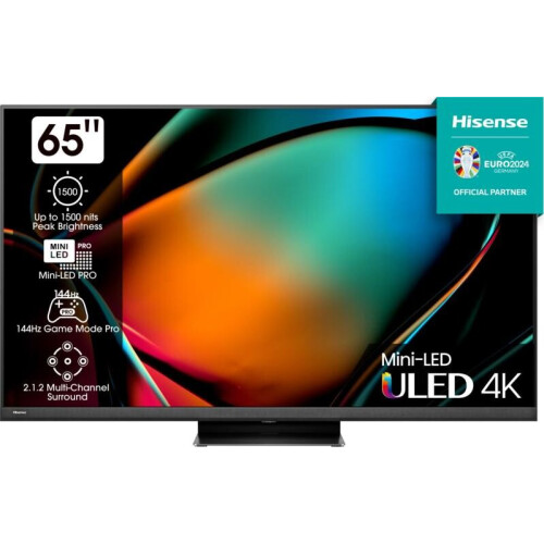 Hisense 65u8kqt - 65 Inch 4k Uhd Mini Led Smart Tv 144hz | Nieuw (outlet)