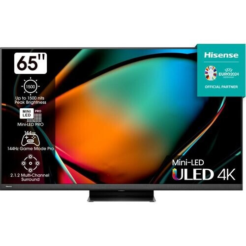Hisense 65u8kqt - 65 Inch 4k Uhd Mini Led Smart Tv 144hz | Nieuw (outlet) Tweedehands