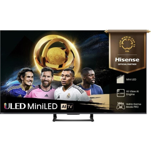 Hisense 75U7Q PRO - Ultra HD Mini-LED TV - 2000 nits helderheid - Zwart (2025)