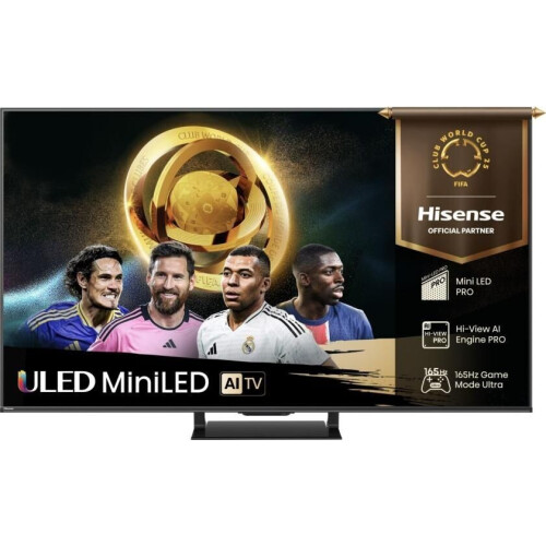 Hisense 75U7Q PRO - Ultra HD TV - 75 inch Mini-LED PRO - Zwart Tweedehands